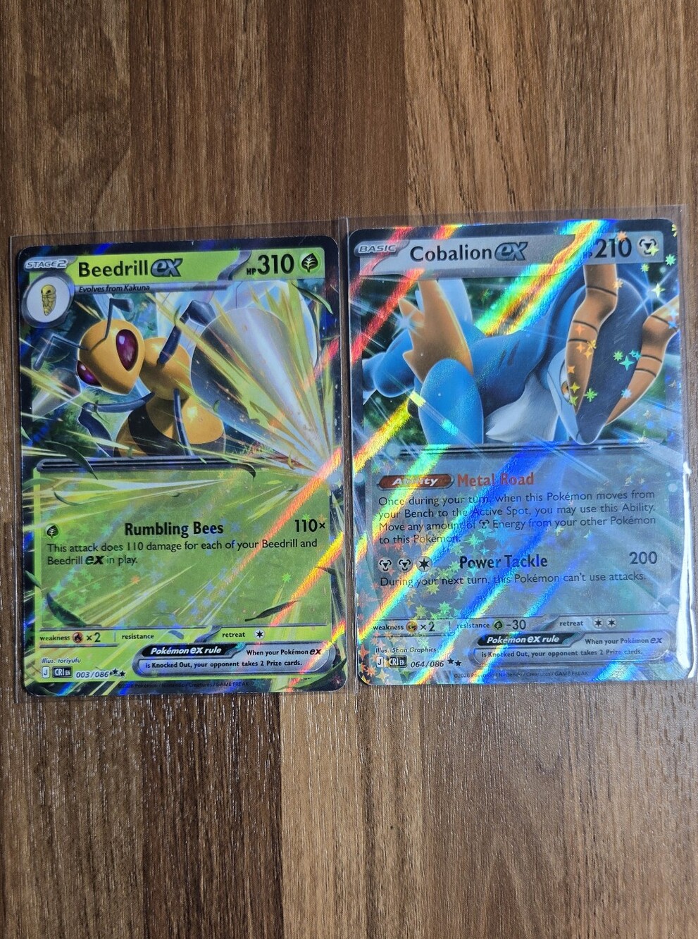 Pokémon Cards Chaos Rising Ex's X 2